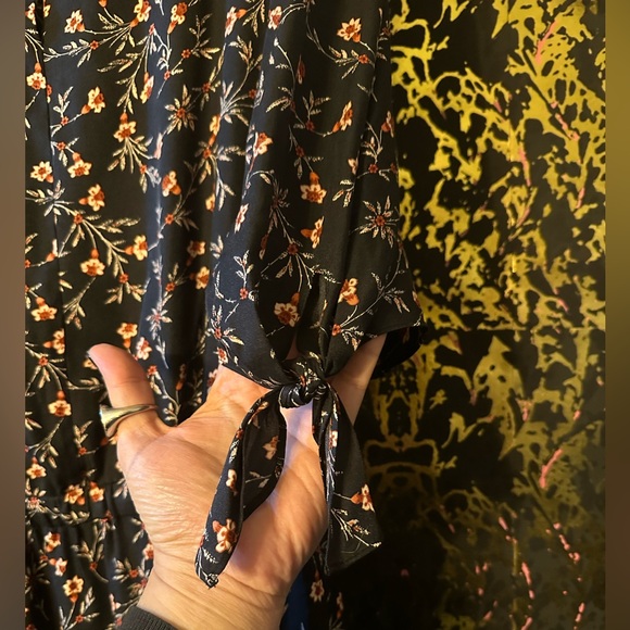 Rebecca Taylor Scarlett Tie-Sleeved Mini Dress - Picture 11 of 11